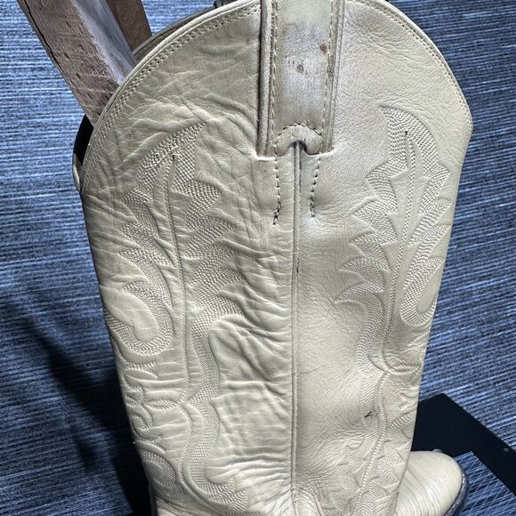 Justin Boots L 4676 Women’s 7.5 B Cream Yellow - Picture 10 of 16